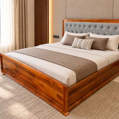 Heritage Luxe King Size Hydraulic Storage Bed